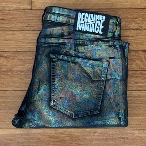 RECLAIMED VINTAGE Coated Jeans